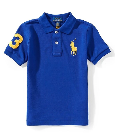 Polo Ralph Lauren Little Boys Short-Sleeve Big Pony Mesh Polo Shirt