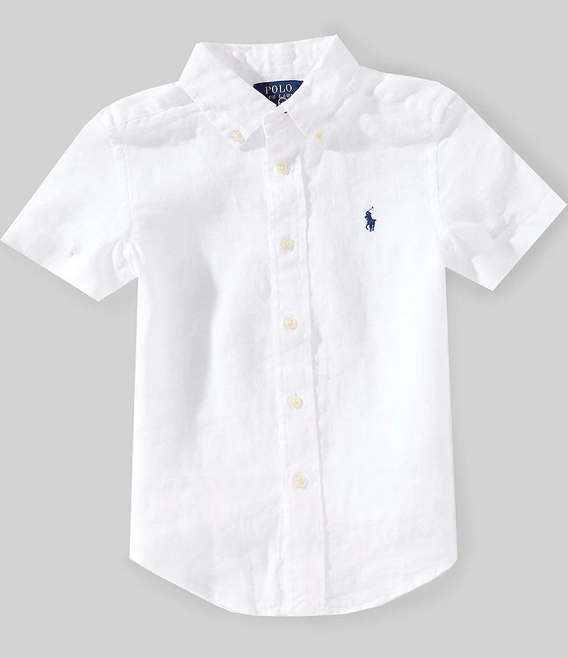 Polo Ralph Lauren Little Boys Short-Sleeve Linen Shirt