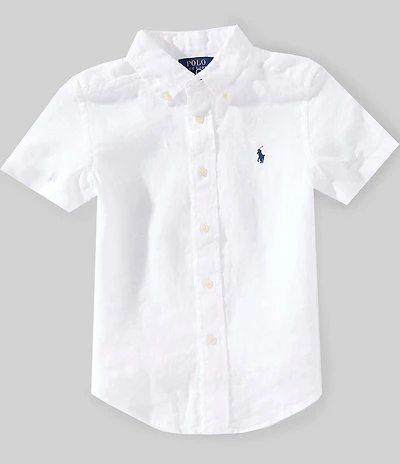 Polo Ralph Lauren Little Boys Short-Sleeve Linen Shirt