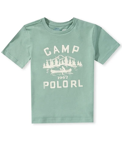 Polo Ralph Lauren Little Boys Short-Sleeve Logo Graphic Jersey T-shirt