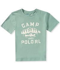 Polo Ralph Lauren Little Boys Short-Sleeve Logo Graphic Jersey T-shirt