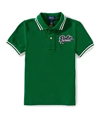 Polo Ralph Lauren Little Boys Short-Sleeve Logo Mesh Polo Shirt