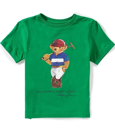 Polo Ralph Lauren Little Boys Short-Sleeve Polo Bear Jersey T-Shirt