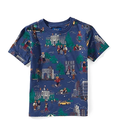 Polo Ralph Lauren Little Boys Short-Sleeve Polo Bear Jersey T-Shirt