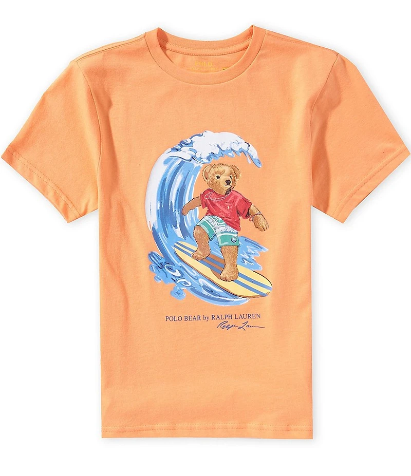 Polo Ralph Lauren Little Boys Short-Sleeve Polo Bear Jersey T-Shirt