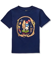 Polo Ralph Lauren Little Boys Short-Sleeve Polo Bear Jersey T-Shirt