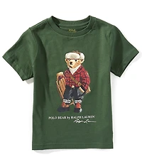 Polo Ralph Lauren Little Boys Short-Sleeve Polo Bear Jersey T-Shirt