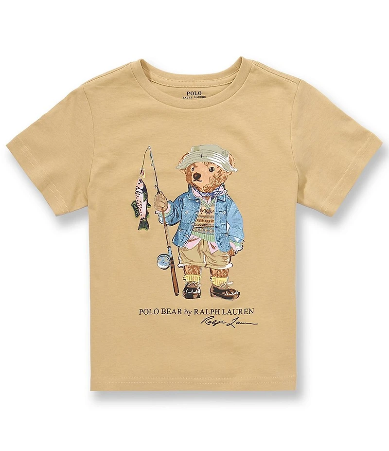 Polo Ralph Lauren Little Boys Short-Sleeve Polo Bear Jersey T-Shirt