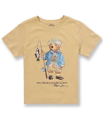 Polo Ralph Lauren Little Boys Short-Sleeve Polo Bear Jersey T-Shirt