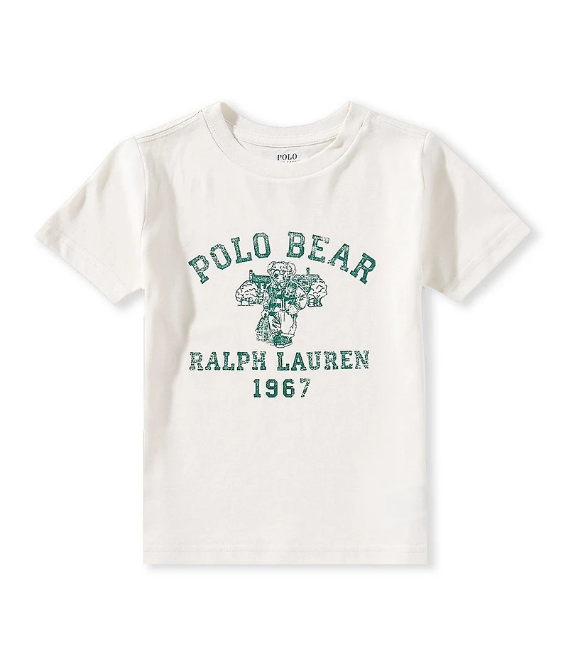 Polo Ralph Lauren Little Boys Short-Sleeve Polo Bear Jersey T-Shirt