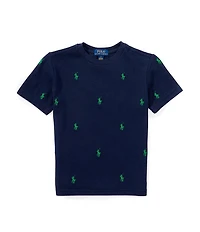 Polo Ralph Lauren Little Boys Short-Sleeve Polo Pony Mesh T-Shirt