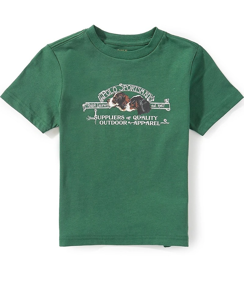 Polo Ralph Lauren Little Boys Short Sleeve Polo Sportsman T-Shirt