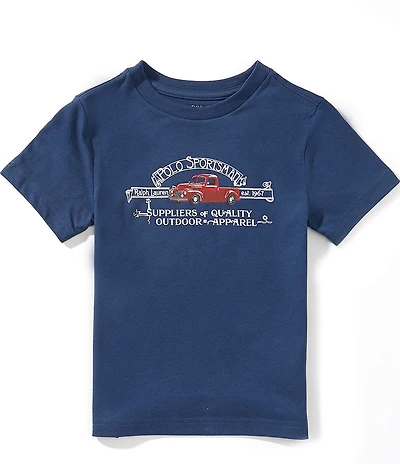 Polo Ralph Lauren Little Boys Short-Sleeve Polo Sportsman Jersey T-Shirt