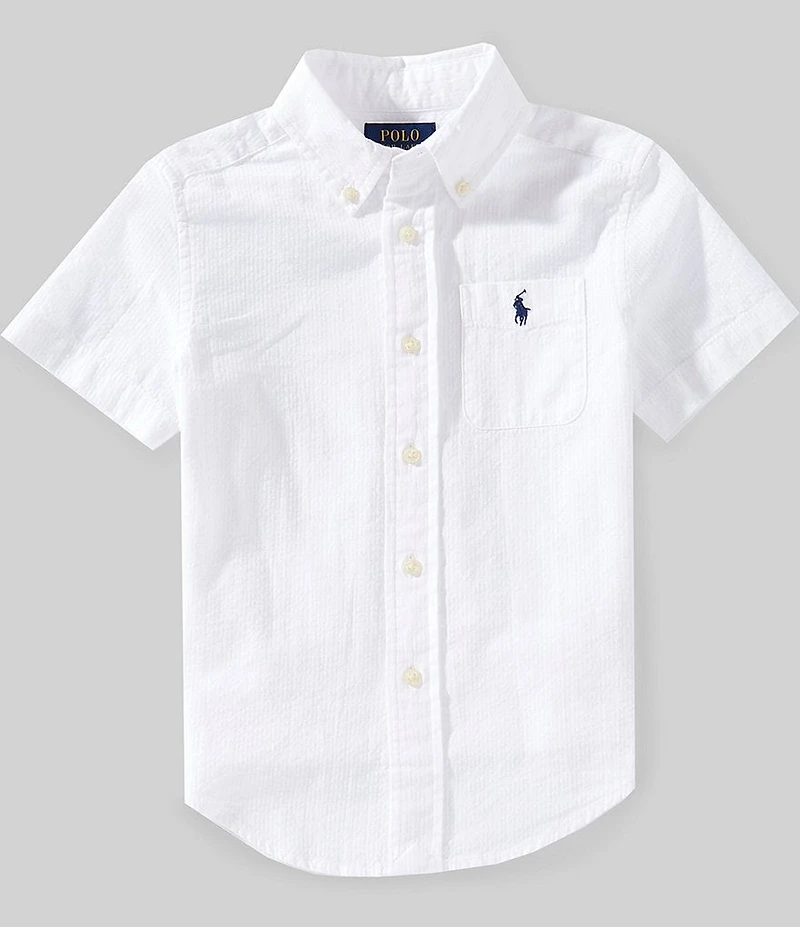Polo Ralph Lauren Little Boys Short-Sleeve Seersucker Shirt