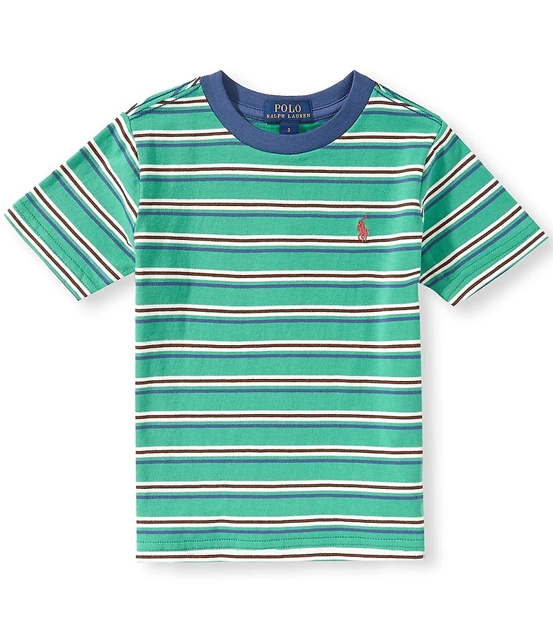 Polo Ralph Lauren Little Boys Short-Sleeve Striped Jersey T-Shirt