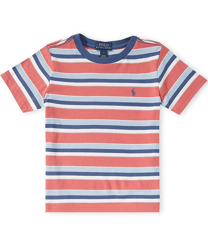 Polo Ralph Lauren Little Boys Short-Sleeve Striped Jersey Tee