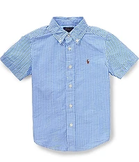 Polo Ralph Lauren Little Boys Short-Sleeve Striped Seersucker Shirt