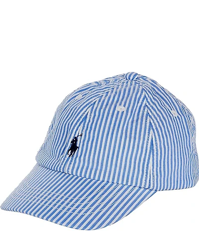 Polo Ralph Lauren Little Boys Striped Seersucker Ball Cap