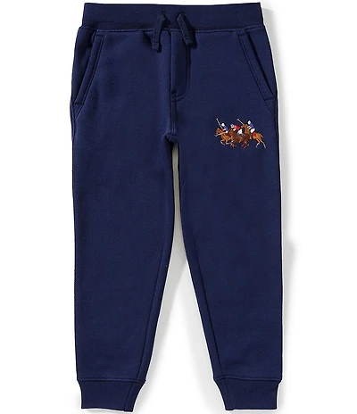Polo Ralph Lauren Little Boys Triple-Pony Fleece Jogger Pants