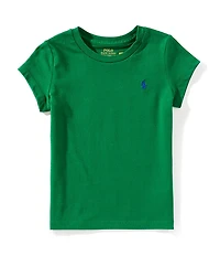 Polo Ralph Lauren Little Girls Cap-Sleeve Jersey T-Shirt