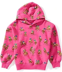 Polo Ralph Lauren Little Girls Long-Sleeve Equestrian-Print Fleece Hoodie