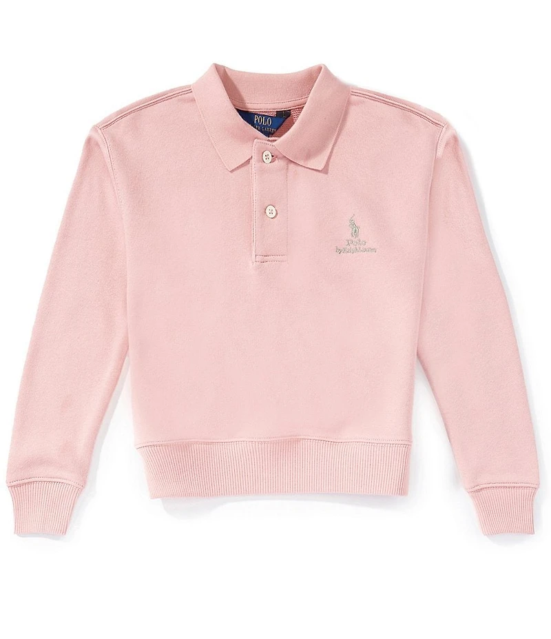 Polo Ralph Lauren Little Girls Long-Sleeve Logo Terry Polo Sweatshirt