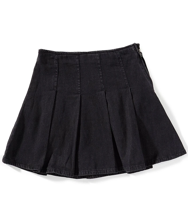 Polo Ralph Lauren Little Girls Pleated Denim Skirt
