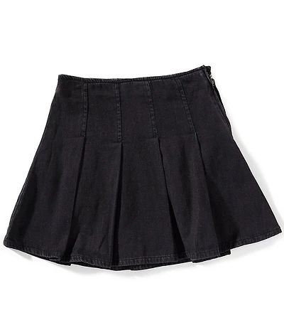 Polo Ralph Lauren Little Girls Pleated Denim Skirt