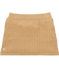 Polo Ralph Lauren Little Girls Quilted Cable-Motif A-Line Skirt