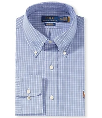Polo Ralph Lauren Performance Classic Fit Spread Collar Plaid Dress Shirt