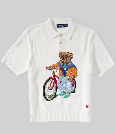 Polo Ralph Lauren Polo Bear Short Sleeve Polo Sweater