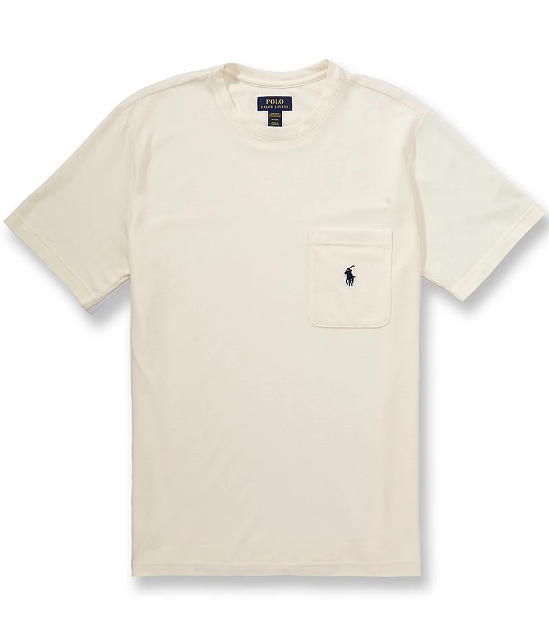 Polo Ralph Lauren Short Sleeve Feather Weight Mesh Pocket Crew Sleep T-Shirt