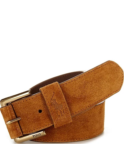 Polo Ralph Lauren Signature Pony Suede Belt