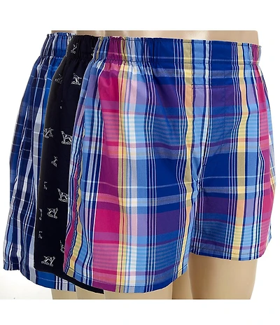 Polo Ralph Lauren Woven Boxers 3-Pack