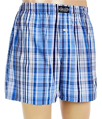 Polo Ralph Lauren Yarn-Dyed Plaid 5.5#double; Inseam Woven Boxer Briefs
