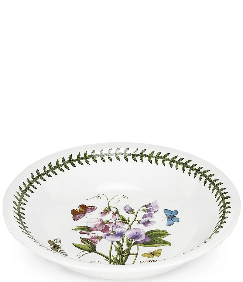 Portmeirion Botanic Garden Floral Pasta Low Serving Bowl