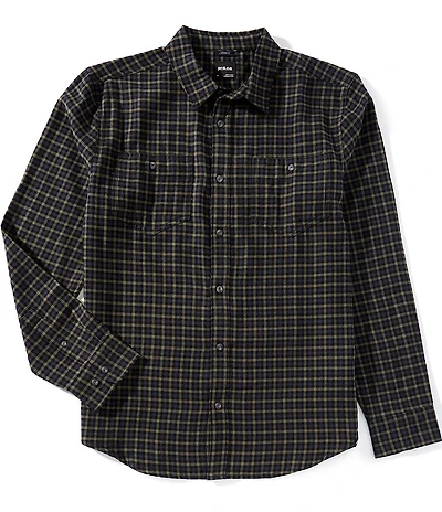 prAna Dolberg Flannel Mini Plaid Long Sleeve Woven Shirt
