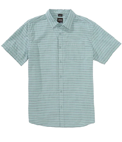 prAna Groveland Short Sleeve Plaid Woven Shirt