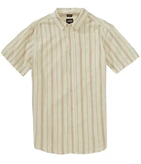 prAna Groveland Short Sleeve Vertical Stripe Woven Shirt