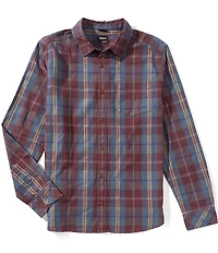 prAna Los Feliz Flannel Large Plaid Long Sleeve Woven Shirt