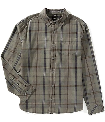 prAna Los Feliz Flannel Large Plaid Long Sleeve Woven Shirt