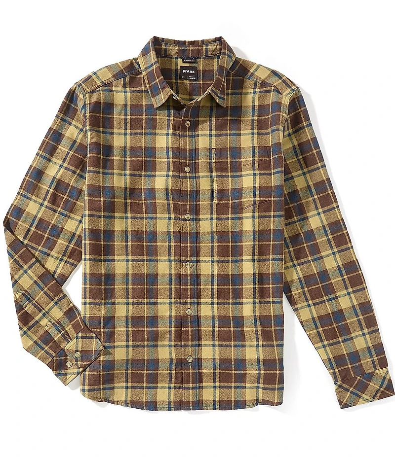 prAna Los Feliz Flannel Plaid Long Sleeve Woven Shirt