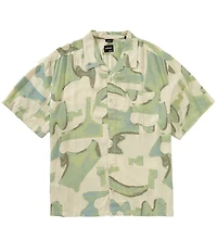 prAna Peacepth Abstract Short Sleeve Woven Camp Shirt