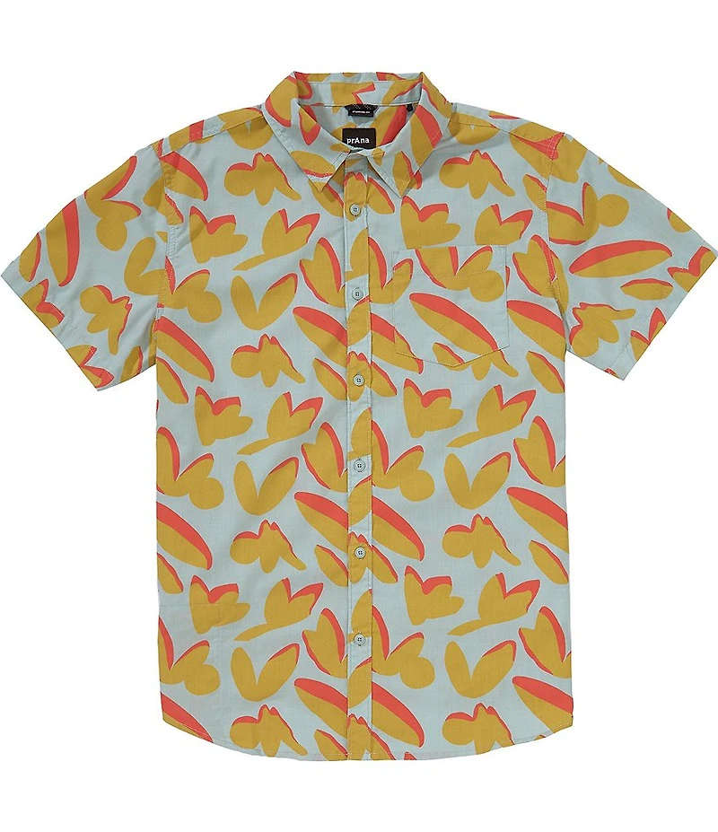 prAna Stimmersee Crescent Bay Short Sleeve Woven Shirt
