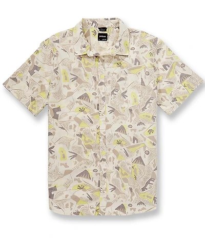prAna Stimmersee Printed Short Sleeve Woven Shirt