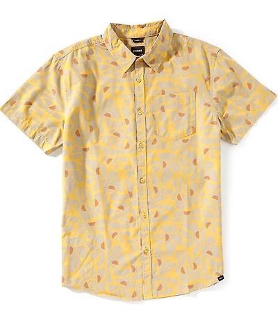 prAna Stimmersee Retro Print Short Sleeve Woven Shirt