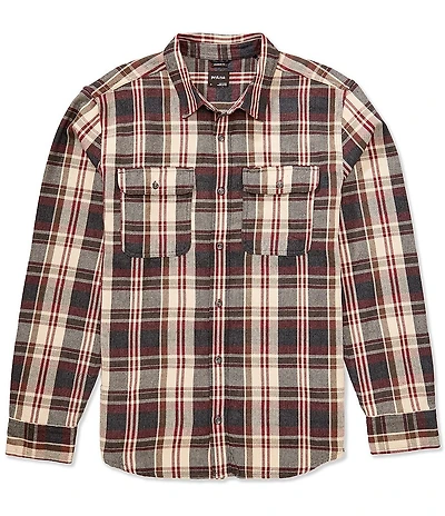 prAna Westbrook Flannel Large Plaid Long Sleeve Woven Shirt