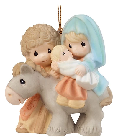 Precious Moments Holy Family Nativity Porcelain Hanging Ornament