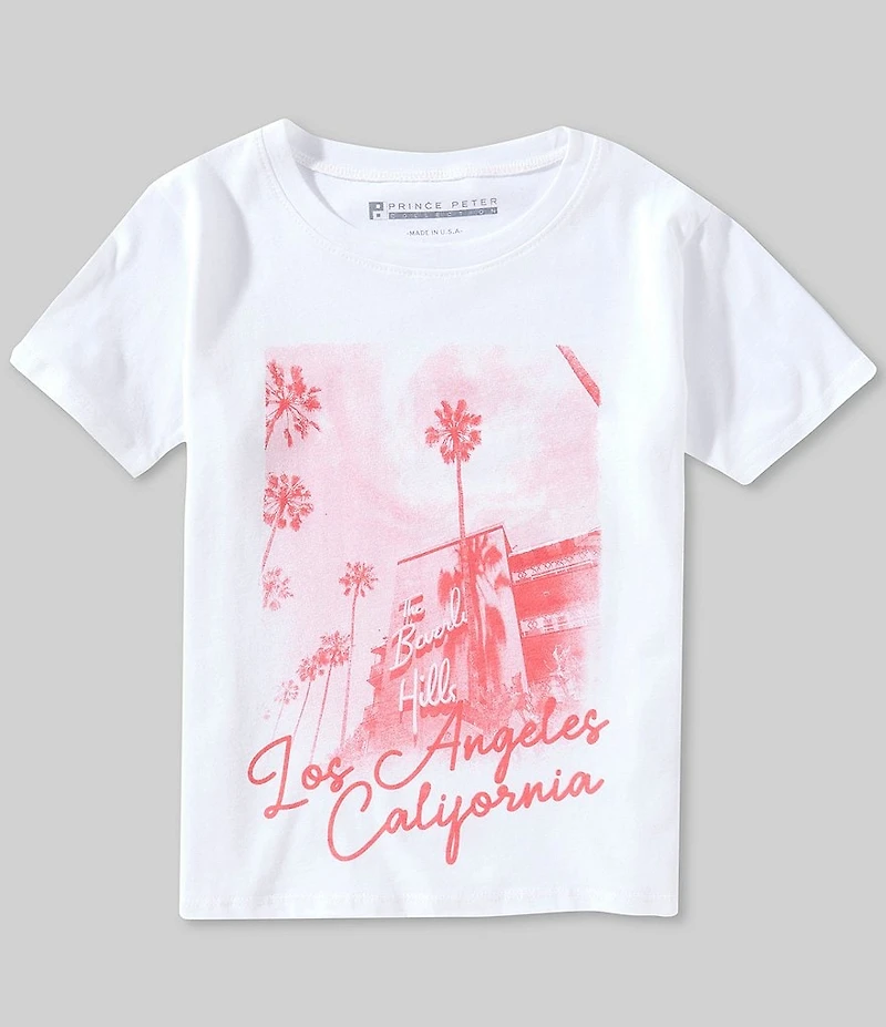 Prince Peter Big Girls Los Angeles Short Sleeve Graphic T-Shirt