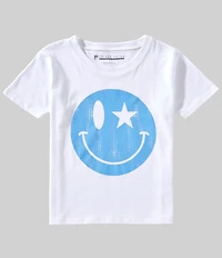 Prince Peter Big Girls Smiley Wink Short Sleeve T-Shirt